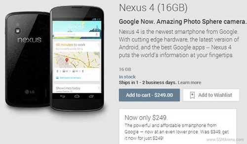 Google giảm giá Nexus 4, dọn đường cho Nexus 5 - 1