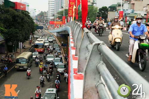 Hà Nội thông xe cầu vượt nhẹ thứ 6 - 9