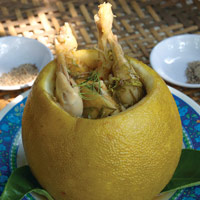 Ẩm thực - Phượt tìm bưởi ẩm thực làng Tân Triều