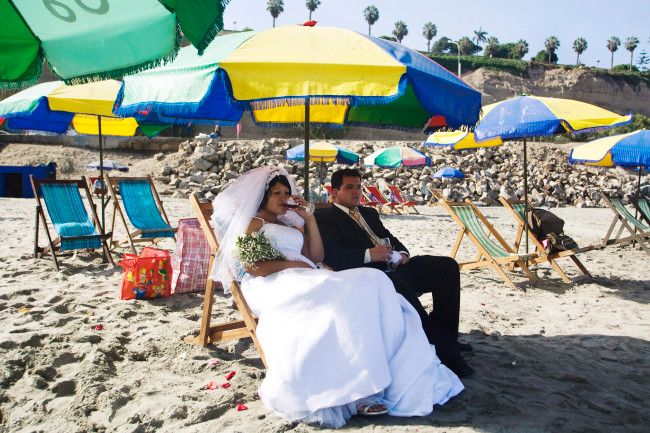 Đám cưới trên bờ biển
