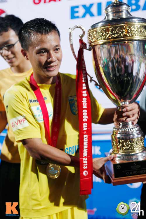 Hạnh phúc bình dị của cầu thủ Hà Nội.T&T - 6