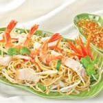 Ẩm thực - Nộm hoa chuối hải sản