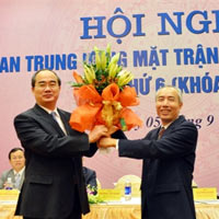 Tin tức trong ngày - Phó Thủ tướng Nguyễn Thiện Nhân làm Chủ tịch Mặt trận Tổ Quốc