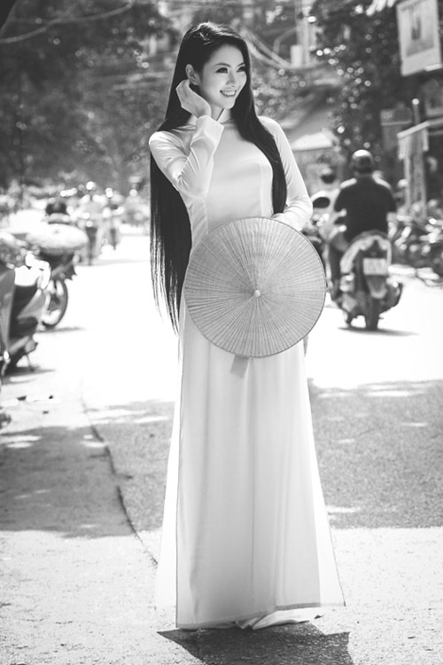Ngắm suối tóc huyền của Hoa hậu dân tộc - 2