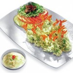 Ẩm thực - Lạ miệng tôm chiên cốm