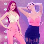 Ca nhạc - MTV - Hà Hồ, Thủy Tiên khoe đường cong, đọ sexy