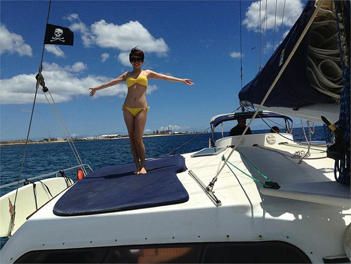 Sao Việt "chịu chơi" trên du thuyền - 3