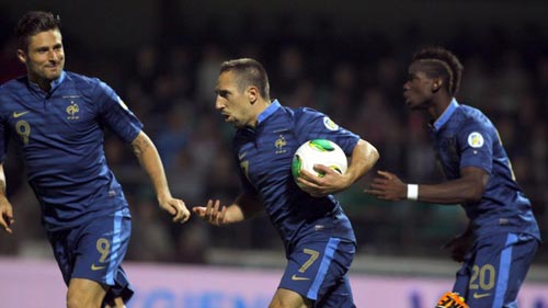 Belarus - Pháp: Ngôi sao Ribery - 1