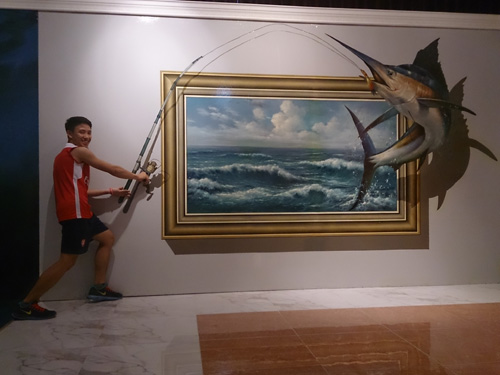 Running man thích thú tạo dáng với tranh 3D - 4