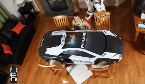 Lamborghini Aventador bằng giấy y như thật - 1