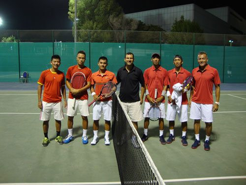 Quần vợt VN thắng dễ Campuchia ở Davis Cup 2013 - 4