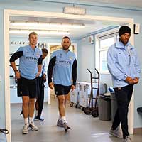 Bóng đá - Sao Man City chăm chỉ tập gym