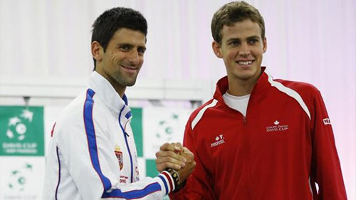 Djokovic - Pospisil: Khởi đầu như mơ (BK Davis Cup) - 1
