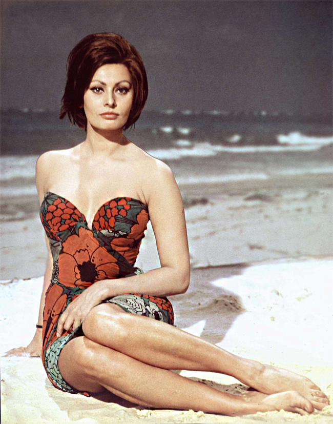 Sophia Loren nồng nàn và quyến rũ.
