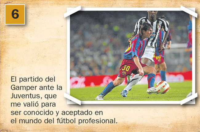 Trận đấu với Juventus ở cúp Joan Gamper, Messi bắt đầu có những cảm nhận đầu tiên ở các cuộc đấu đỉnh cao.
