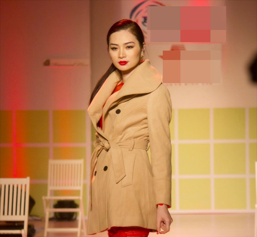 Ngọc Oanh vác bụng bầu lên sàn diễn - 6