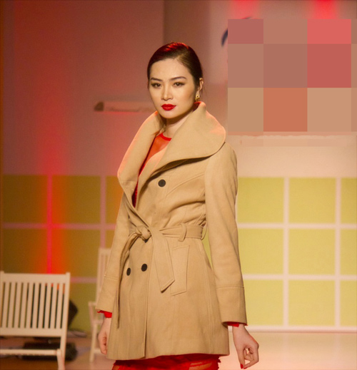 Ngọc Oanh vác bụng bầu lên sàn diễn - 7