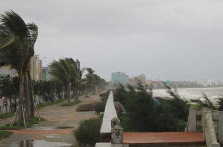 Cận cảnh dân Đà Nẵng đối phó bão số 8 - 15