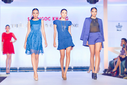 Diệu Huyền catwalk điêu luyện cùng đàn chị - 2