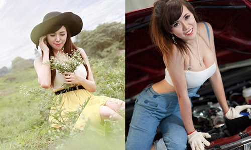 Hot girl từ gái ngoan lột xác thành sexy - 6