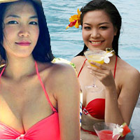 Người mẫu - Hoa hậu - Vòng 1 thật thà gợi cảm của Thùy Dung