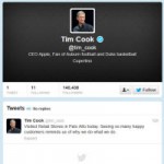 Công nghệ thông tin - Tim Cook tham gia Twitter và có dòng tweet đầu tiên