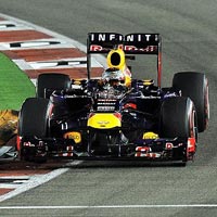 Thể thao - F1 Singapore GP: "Vua" Vettel