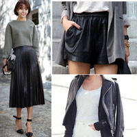 Thời trang công sở - Phối đồ "chất chơi" với 3 trang phục da