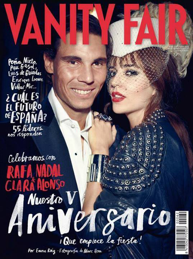 Tạp chí Vanity Fair phiên bản tiếng Tây Ban Nha đã mời Nadal góp mặt trong buổi chụp hình ấn phẩm phát hành vào tháng 11 tới.

