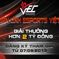 Khởi động giải vô địch thể thao điện tử VEC 2013