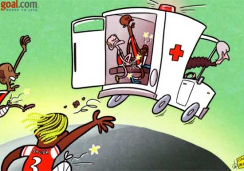Hài bóng đá: Về bằng xe cứu thương - 1