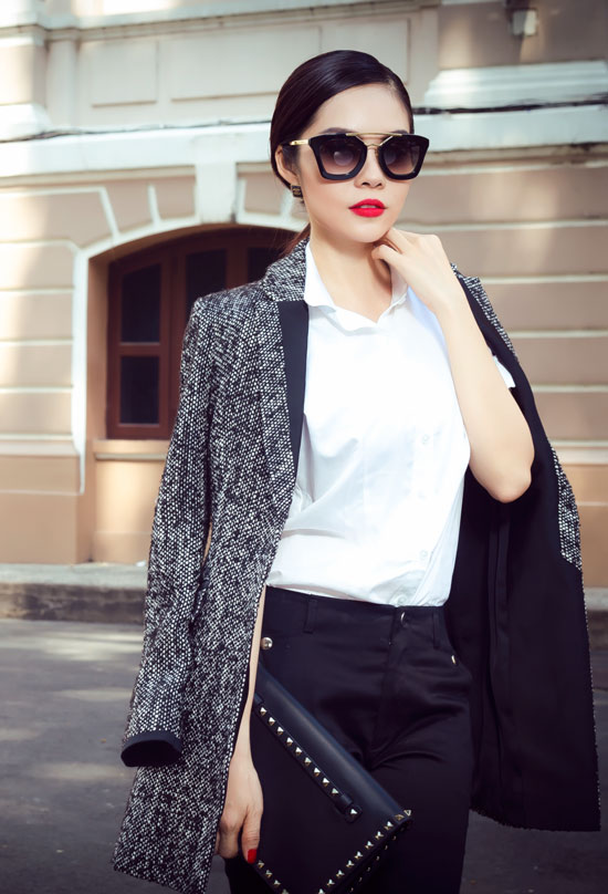 Dương Cẩm Lynh đẹp mê hoặc với vest - 3