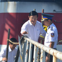 Chủ tịch nước: Sẽ tăng thêm tàu lớn cho CSB và Kiểm ngư