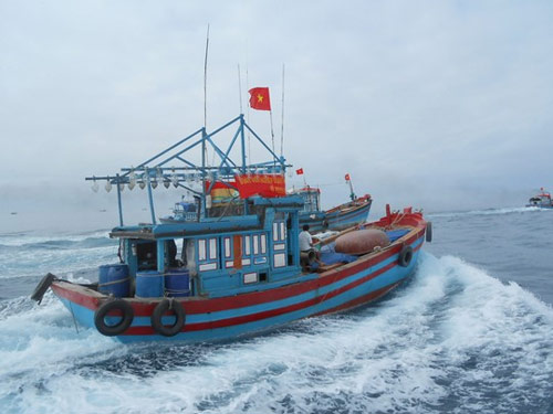 Xác định tọa độ của tàu cá Quảng Ngãi lúc bị TQ bắt - 1
