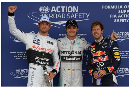 Phân hạng British GP: Rosberg đoạt pole, chạm tay vào ngôi vương - 1