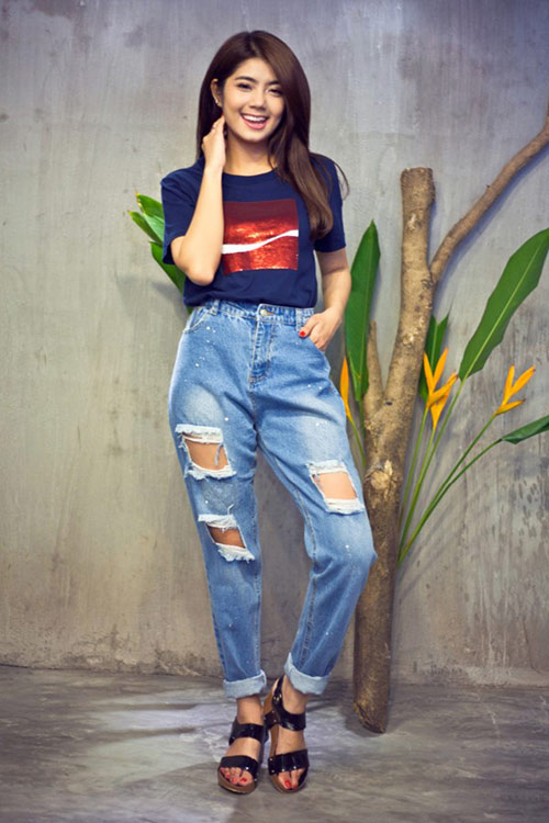 Diện jeans rách thật "ngầu" như VJ Phương Linh - 3