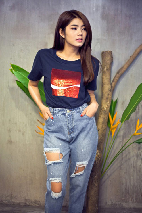 Diện jeans rách thật "ngầu" như VJ Phương Linh - 2