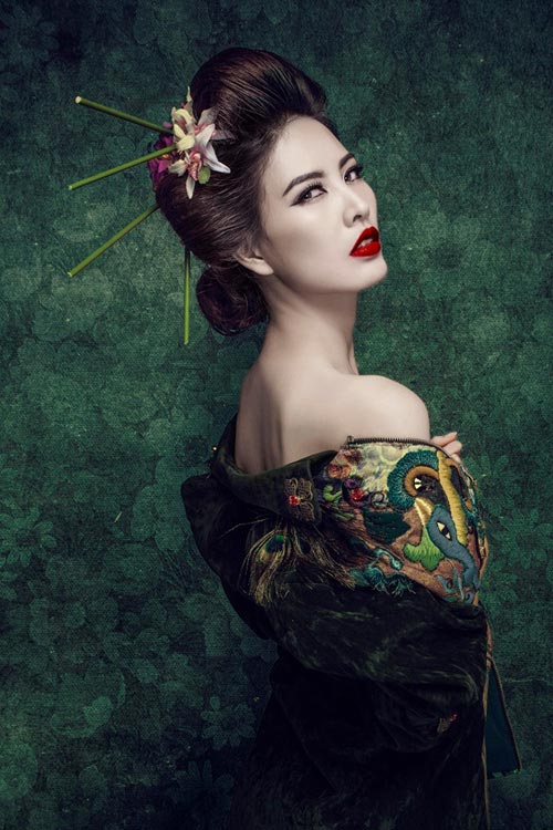 Thanh Hoài không nội y hóa Geisha quyến rũ - 5