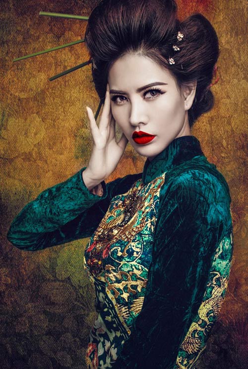 Thanh Hoài không nội y hóa Geisha quyến rũ - 1