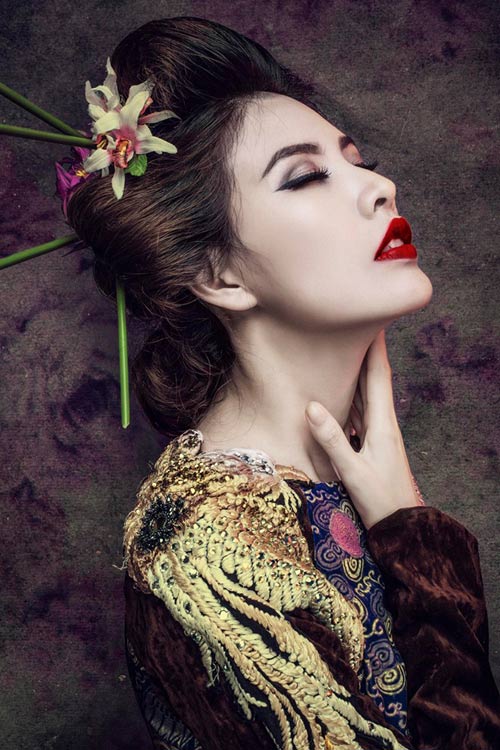 Thanh Hoài không nội y hóa Geisha quyến rũ - 6