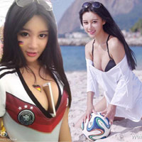 Phim - "Gặp gỡ" mỹ nhân cổ vũ bóng đá bằng... ngực