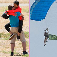 Bạn trẻ - Cuộc sống - Cô gái bất ngờ được cầu hôn trên không trung