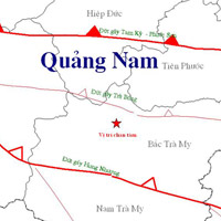 Quảng Nam: Lại động đất tại khu vực Sông Tranh 2