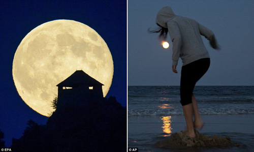 Ngắm “siêu Trăng” tuyệt đẹp trên khắp thế giới - 4