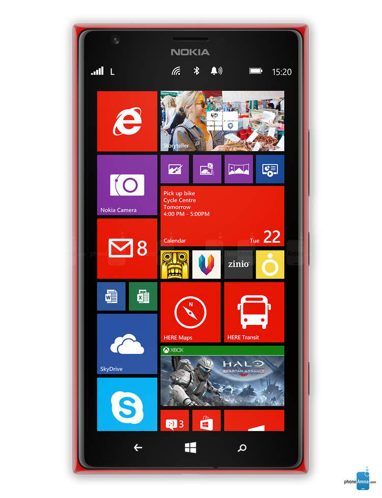 Nokia Lumia 1520

Chiếc Lumia 1520 6-inch được trang bị màn hình có cường độ sáng lên đến 707 nit. Đây là một con số gây bất ngờ cho người dùng.
