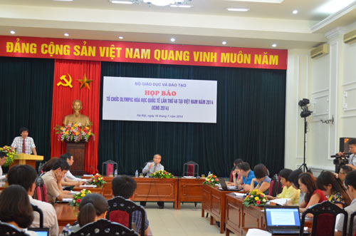 Việt Nam đăng cai tổ chức Olympic Hóa học quốc tế năm 2014 - 1
