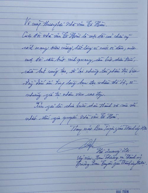 Gia đình các nhà văn tiễn biệt nhà văn Tô Hoài - 11