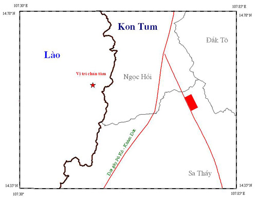 Liên tiếp xảy ra động đất ở miền Trung, Tây Nguyên - 1