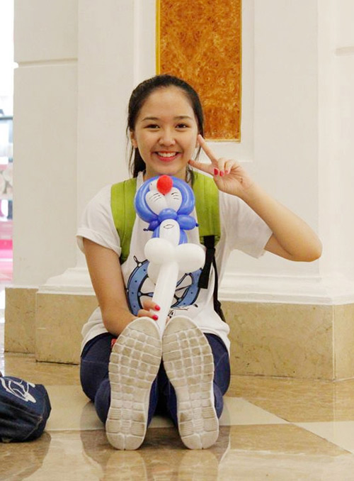 Hoa khôi Hà thành rạng rỡ đón Bão 2014 - 2