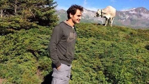 Federer thuê cả quả núi để... tu luyện - 1